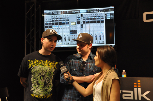 Hollywood Undead at Cakewalk Booth