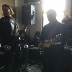 Cakewalk Employees w Gibsons recording for RPM Challenge