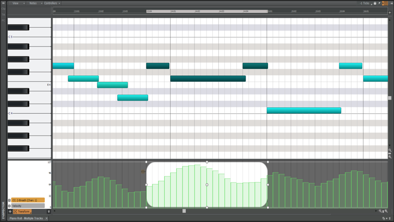 SONAR MIDI Controller Transform Tool